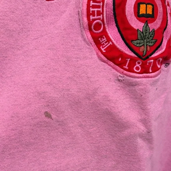 Ohio State University Pink Crew Neck Sweater - Picture 2 of 4